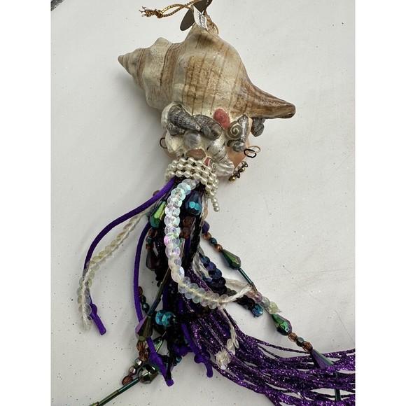 KATHERINE'S COLLECTION ORNAMENT Women With Seashells On The Head Rare HTF - Picture 4 of 8
